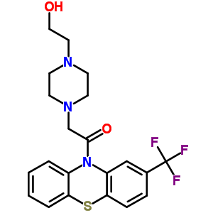 2-[4-(2-Hydroxyethyl)piperazin-1-yl]-1-[2-(trifluoromethyl)phenothiazin-10-yl]ethanone Structure,74317-41-2Structure