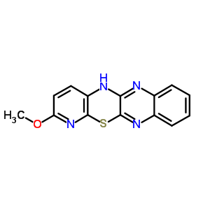 2-Methoxy-5h-pyrido(3,2:5,6)(1,4)thiazino(2,3-b)quinoxaline Structure,74396-45-5Structure