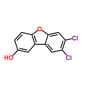 7,8-Dichloro-dibenzofuran-2-ol Structure,74423-77-1Structure