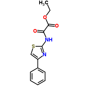 Ethyl 2-oxo-2-(4-phenylthiazol-2-ylamino)acetate Structure,74531-87-6Structure