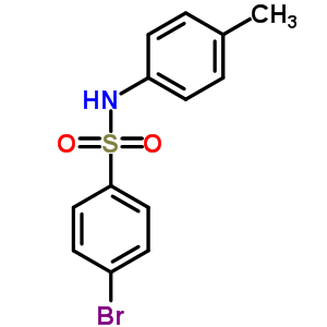 4-Bromo-n-(4-methylphenyl)benzenesulfonamide Structure,7454-58-2Structure