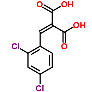 Propanedioic acid,2-[(2,4-dichlorophenyl)methylene]- Structure,7460-40-4Structure