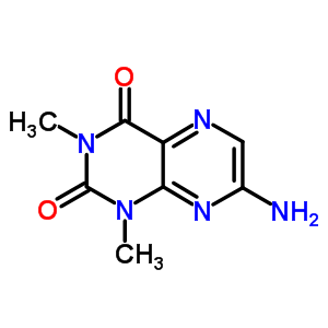 2,4(1H,3h)-pteridinedione,7-amino-1,3-dimethyl- Structure,7464-70-2Structure