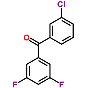 3-Chloro-3,5-difluorobenzophenone Structure,746651-98-9Structure