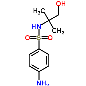 4-Amino-n-(1-hydroxy-2-methyl-propan-2-yl)benzenesulfonamide Structure,7467-39-2Structure