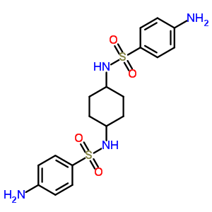 4-Amino-n-[4-[(4-aminophenyl)sulfonylamino]cyclohexyl]benzenesulfonamide Structure,7467-65-4Structure