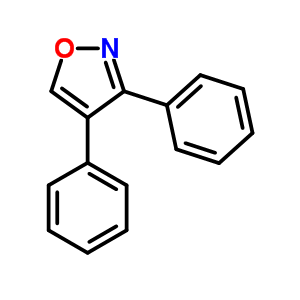 Isoxazole, 3,4-diphenyl- Structure,7467-78-9Structure