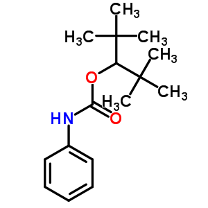 3-Pentanol,2,2,4,4-tetramethyl-, 3-(n-phenylcarbamate) Structure,7467-81-4Structure