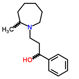 3-(2-Methylazepan-1-yl)-1-phenyl-propan-1-ol Structure,7468-19-1Structure