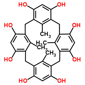 C-methylcalix[4]resorcinarene Structure,74708-10-4Structure