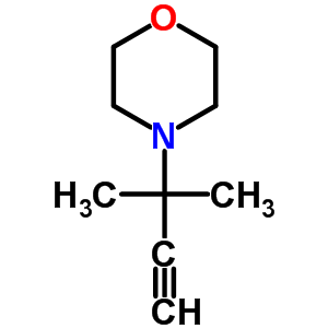 Morpholine, 4-(1,1-dimethyl-2-propynyl)-(6ci,8ci,9ci) Structure,7471-07-0Structure