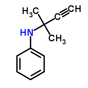 (1,1-Dimethyl-prop-2-ynyl)-phenyl-amine Structure,7471-09-2Structure