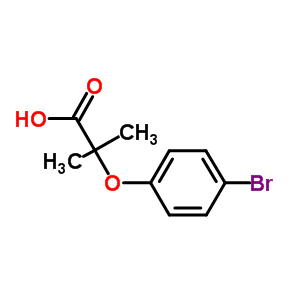 2-(4-Bromophenoxy)-2-methylpropanoic acid Structure,7472-69-7Structure