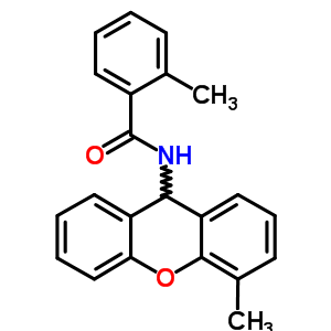 2-Methyl-n-(4-methyl-9h-xanthen-9-yl)benzamide Structure,7473-57-6Structure