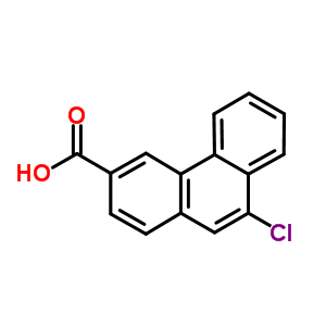 3-Phenanthrenecarboxylicacid, 9-chloro- Structure,7473-69-0Structure