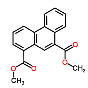 Dimethyl phenanthrene-1,9-dicarboxylate Structure,7473-77-0Structure