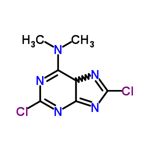 2,8-Dichloro-n,n-dimethyl-5h-purin-6-amine Structure,7474-71-7Structure