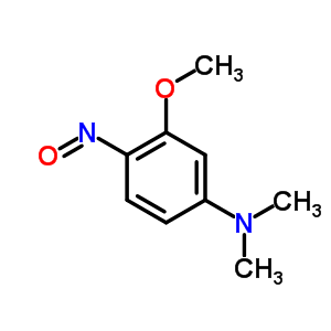 Benzenamine, 3-methoxy-n,n-dimethyl-4-nitroso- Structure,7474-80-8Structure