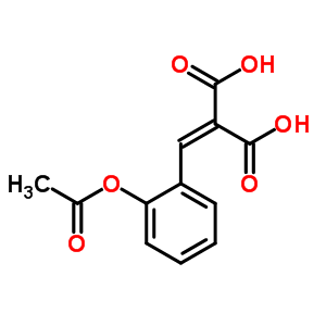 2-[(2-Acetyloxyphenyl)methylidene]propanedioic acid Structure,7475-02-7Structure