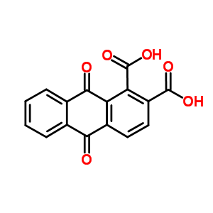 1,2-Anthracenedicarboxylicacid, 9,10-dihydro-9,10-dioxo- Structure,7475-29-8Structure