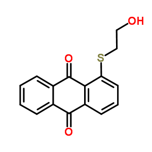 9,10-Anthracenedione,1-[(2-hydroxyethyl)thio]- Structure,7475-31-2Structure