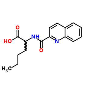 2-(喹啉-2-羰基氨基)己酸結(jié)構(gòu)式_7477-48-7結(jié)構(gòu)式