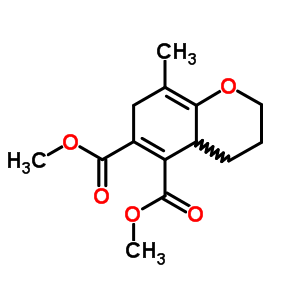 Dimethyl 8-methyl-3,4,4a,7-tetrahydro-2h-chromene-5,6-dicarboxylate Structure,74938-54-8Structure