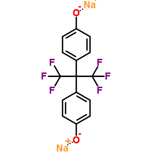 2,2-Bis(4-hydroxyphenyl)hexafluoropropane, disodium salt Structure,74938-83-3Structure