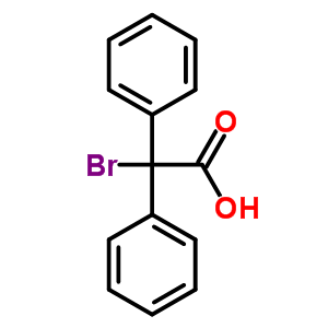 Benzeneacetic acid, a-bromo-a-phenyl- Structure,7494-95-3Structure