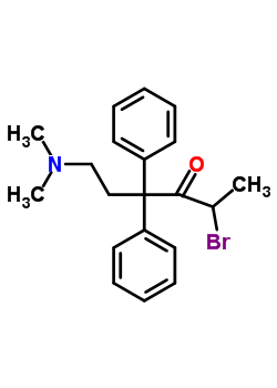 2-Bromo-6-dimethylamino-4,4-diphenyl-hexan-3-one Structure,7500-21-2Structure