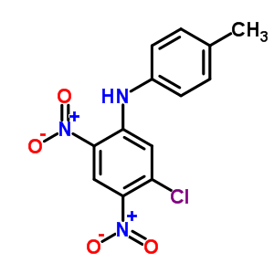 5-Chloro-n-(4-methylphenyl)-2,4-dinitro-aniline Structure,7508-49-8Structure