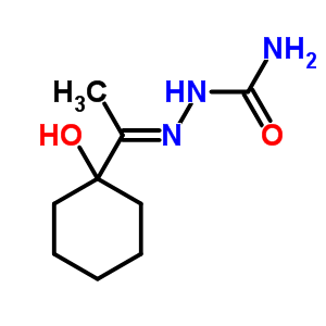 [1-(1-Hydroxycyclohexyl)ethylideneamino]urea Structure,7509-77-5Structure