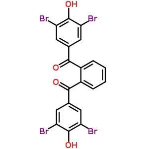 [2-(3,5-Dibromo-4-hydroxy-benzoyl)phenyl]-(3,5-dibromo-4-hydroxy-phenyl)methanone Structure,7512-23-4Structure