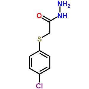 2-[(4-Chlorophenyl)sulfanyl]acetohydrazide Structure,75150-40-2Structure