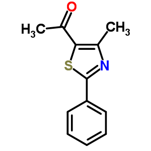 1-(4-Methyl-2-phenyl-1,3-thiazol-5-yl)ethan-1-one Structure,7520-94-7Structure