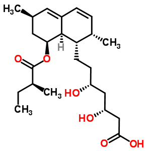 Des(2-methylbutyrate) lovastatin hydroxy acid sodium salt Structure,75225-51-3Structure