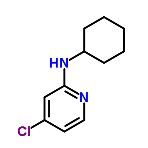 2-Pyridinamine,4-chloro-n-cyclohexyl- Structure,75291-62-2Structure