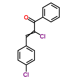 2-Propen-1-one,2-chloro-3-(4-chlorophenyl)-1-phenyl- Structure,75305-65-6Structure