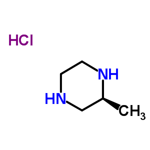 (S)-2-甲基哌嗪鹽酸鹽結(jié)構(gòu)式_75336-85-5結(jié)構(gòu)式