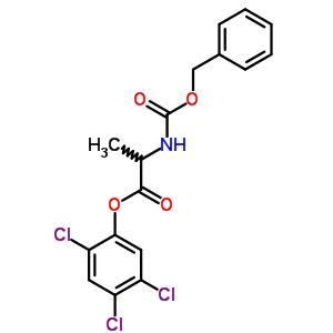 (2,4,5-Trichlorophenyl) 2-phenylmethoxycarbonylaminopropanoate Structure,7536-54-1Structure