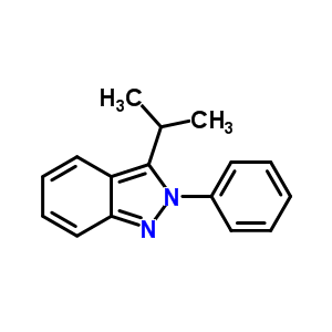 2H-indazole, 3-(1-methylethyl)-2-phenyl- Structure,75379-01-0Structure