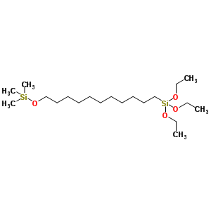 11-(Trimethylsiloxy)undecyltriethoxysilane Structure,75389-03-6Structure