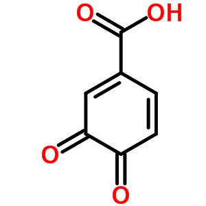 1,5-Cyclohexadiene-1-carboxylicacid,3,4-dioxo-(7ci,9ci) Structure,75435-17-5Structure