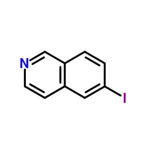 (9ci)-6-碘-異喹啉結(jié)構(gòu)式_75476-84-5結(jié)構(gòu)式