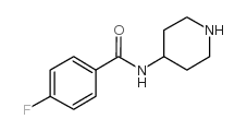 4-Fluoro-n-(piperidin-4-yl)benzamide Structure,75484-39-8Structure