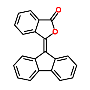 1(3H)-isobenzofuranone,3-(9h-fluoren-9-ylidene)- Structure,75637-36-4Structure