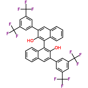 R-(+)-3,3′-bis(3,5-bis(trifluoromethyl)phenyl)-1,1′-bi-2-naphthol Structure,756491-54-0Structure