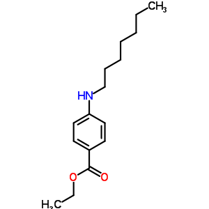 4-(庚基氨基)苯甲酸乙酯結(jié)構(gòu)式_75681-68-4結(jié)構(gòu)式