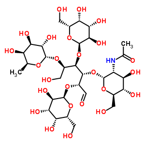 乳酰-N-巖藻五糖 Ⅰ結(jié)構(gòu)式_7578-25-8結(jié)構(gòu)式