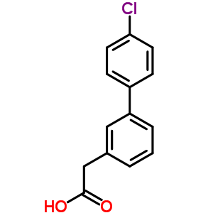 (4-Chloro-biphenyl-3-yl)-acetic acid Structure,75852-50-5Structure